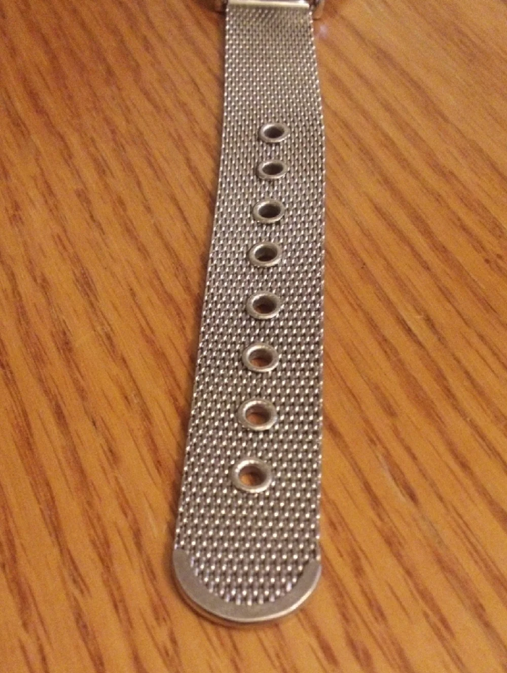 Timex Silver Case White Dial Mesh Band Watch